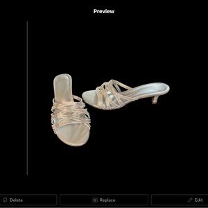 Jones New York Silver Shoes